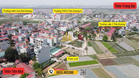 Bán Lô Đất Đấu Giá 88m2 X5 Trung Oai - Tiên Dương, Đường 3 Ô Tô Tránh, Tiện Ích Ngập Tràn